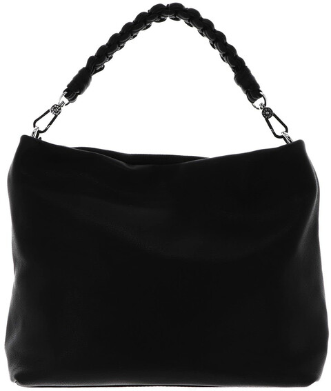 Abro Leather Dalia Hobo Bag Poppy Black/Nickel