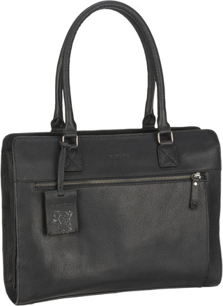  antique Avery Handbag M 14“ 7001 in Black (10.4 Liter),