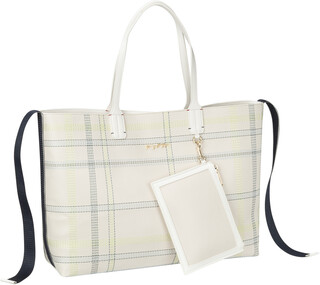  Iconic Tommy Tote Check PF22 in (23.4 Liter),