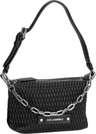  K/Kushion Small Quilted Baguette Black (3.5 Liter)