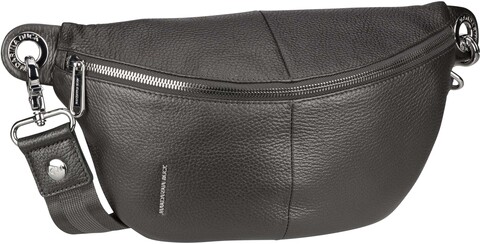 Mandarina Duck Mellow Leather Lux Bum Bag ZLT73 in Graphite (4.2 Liter),