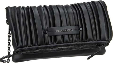 Karl Lagerfeld K/Kushion Wallet On Chain in Black (1.2 Liter), Abendtasche & Clutch