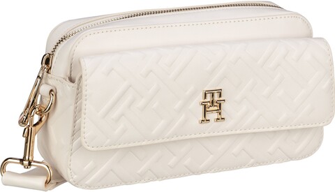 Tommy Hilfiger Iconic Tommy Camera Bag Mono SP23 in Weathered White (1.7 Liter),