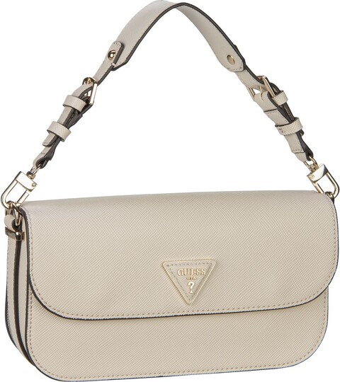 Guess Brynlee Triple Compartment Flap Crossbody Stone (2.6 Liter)