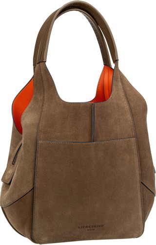  Berlin Lilly 2 Suede Tote M in Choco Nips (13.4 Liter),