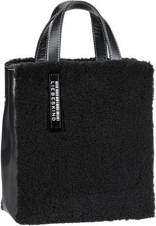  Berlin Shearling Paper Bag S Black (8.1 Liter)