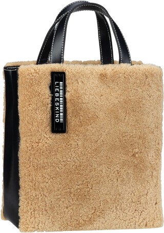  Berlin Shearling Paper Bag S Dark Clay (8.1 Liter)