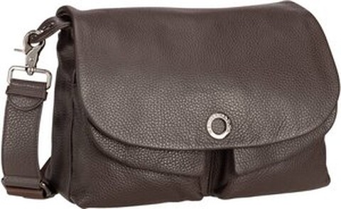 Mandarina Duck Mellow Leather Shoulder Bag FZT23 in Mole (5.3 Liter),
