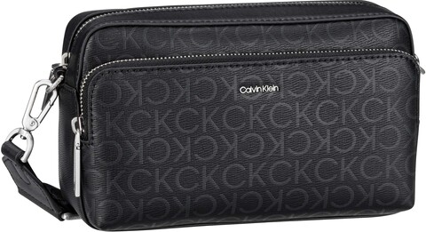 Calvin Klein CK Must Camera Bag LG Epi Mono in Black Mono (2.6 Liter),