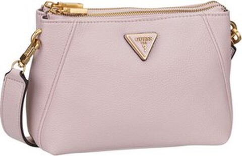 Guess Laryn Double Zip Crossbody in Light Rose (2.7 Liter),