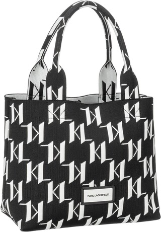  K/Monogram Knit MD 241W3033 in Black/White (11.7 Liter),