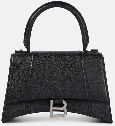 Balenciaga Schultertasche Hourglass Small aus Leder