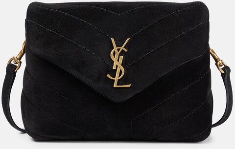 Saint Laurent Schultertasche Loulou Toy aus Veloursleder