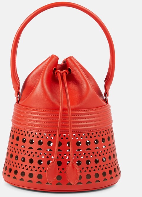 Alaïa Bucket-Bag Corset 19 Small aus Leder