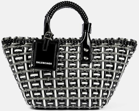 Balenciaga Tote Bistro Basket XS aus Lederimitat