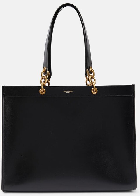 Saint Laurent Tote Le Maillon Small aus Leder