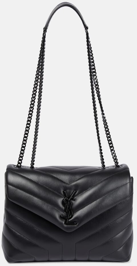 Saint Laurent Schultertasche Loulou Small aus Leder