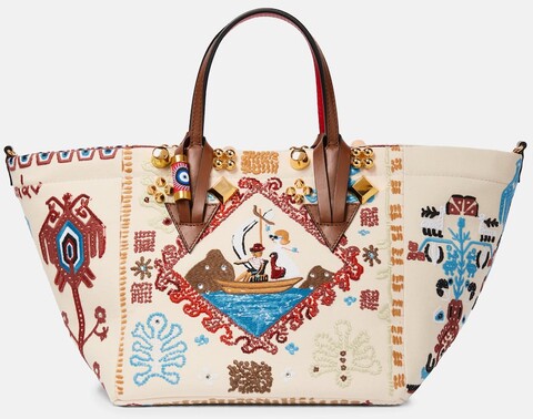 Christian Louboutin Tote Greekaba Small aus Canvas