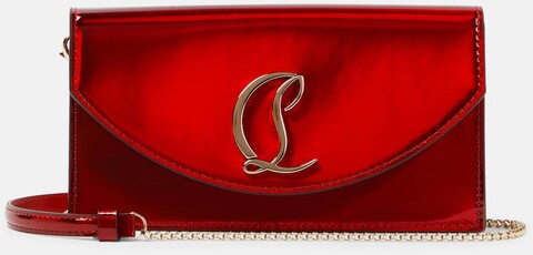 Christian Louboutin Clutch Loubi54 aus Lackleder