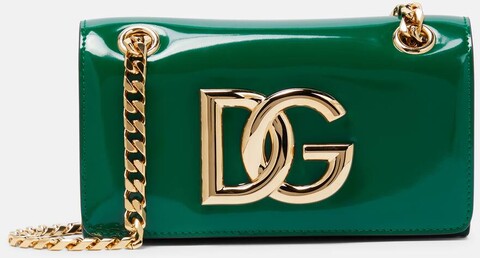 Dolce & Gabbana Schultertasche 3.5 aus Lackleder