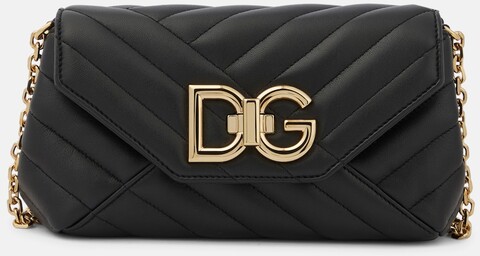 Dolce & Gabbana Schultertasche Small aus Leder
