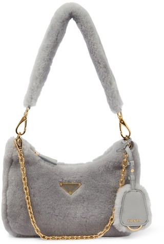 Schultertasche Re-Edition 2005 aus Shearling