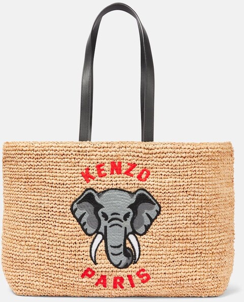 Kenzo Tote Large aus Raffiabast