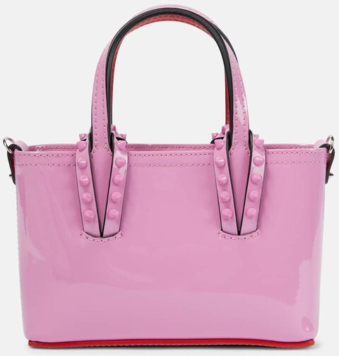 Christian Louboutin Tote Cabata Nano aus Lackleder