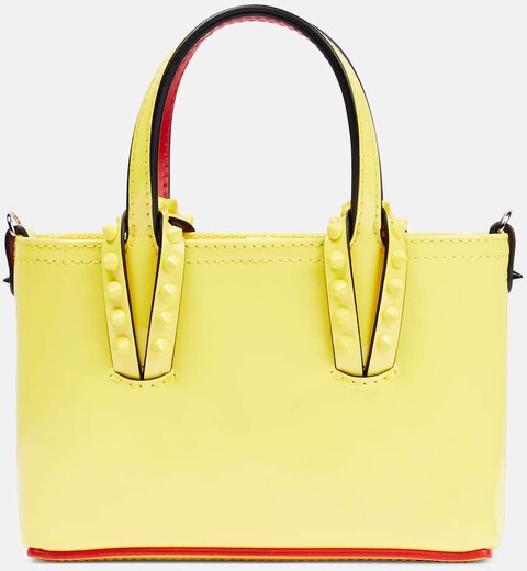 Christian Louboutin Tote Cabata aus Lackleder