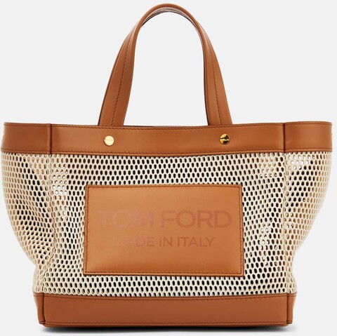 Tom Ford Tote T Screw Small mit Leder
