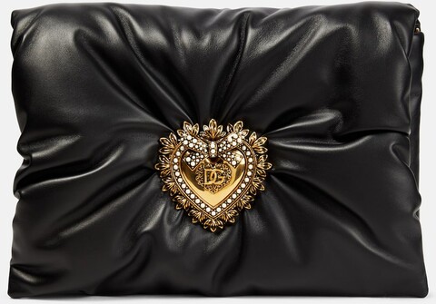 Dolce & Gabbana Schultertasche Devotion Medium aus Leder
