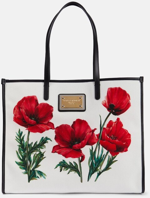 Dolce & Gabbana Bedruckter Shopper aus Canvas