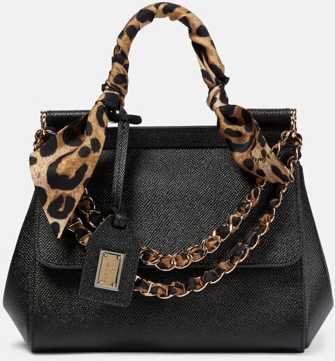 Dolce & Gabbana X Kim Tote Sicily Small aus Lackleder