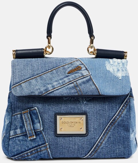 Dolce & Gabbana Tote Sicily Small aus Denim