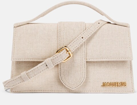 Jacquemus Schultertasche Le Grand Bambino aus Canvas