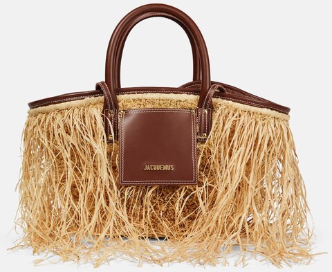 Jacquemus Tote Le Panier Soli Raphia