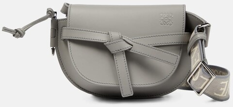 Loewe Schultertasche Gate Dual Mini aus Leder