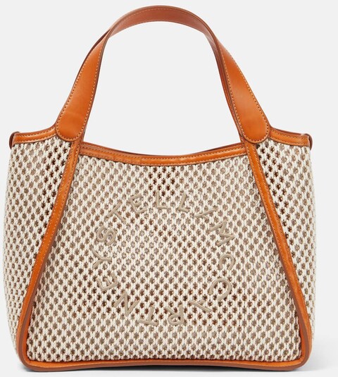 Stella McCartney Tote Logo Medium aus Mesh