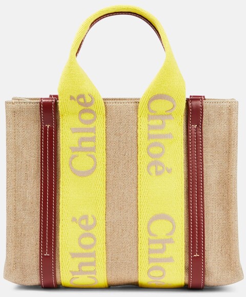 Chloé Tote Woody Small aus Canvas
