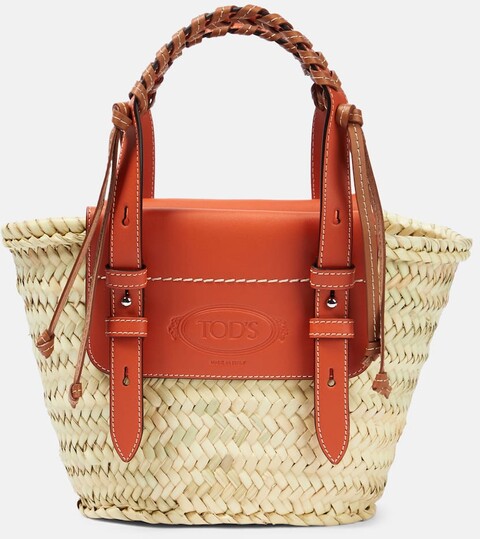 Tod's Tote Small aus Raffiabast