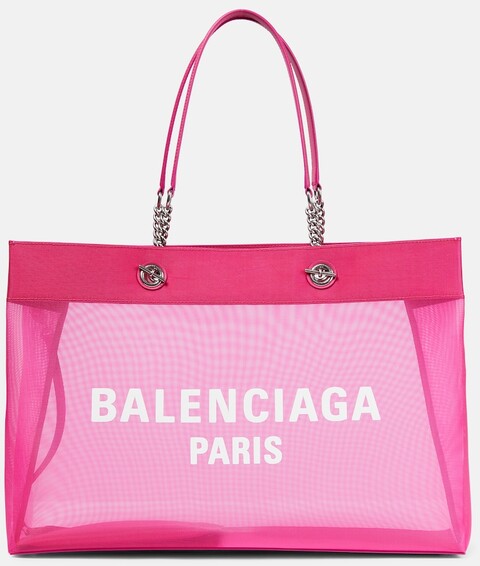 Balenciaga Shopper Duty Free Large aus Mesh