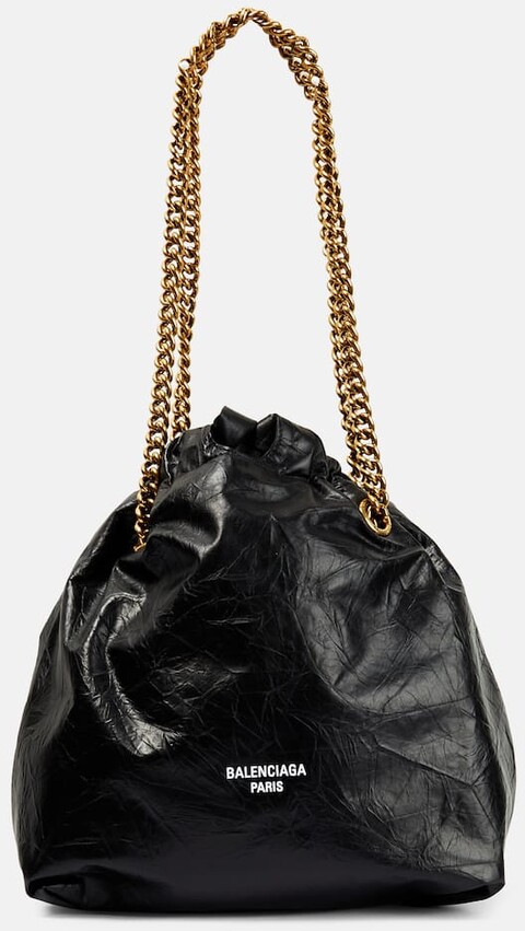 Balenciaga Tote Crush Small aus Leder